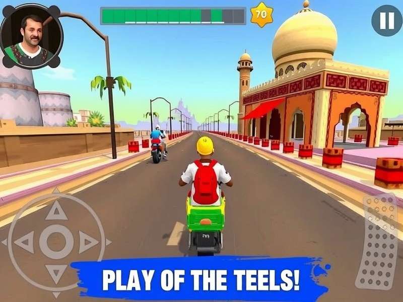 Tuk Tuk Rajasthan Rush Gameplay Screenshot
